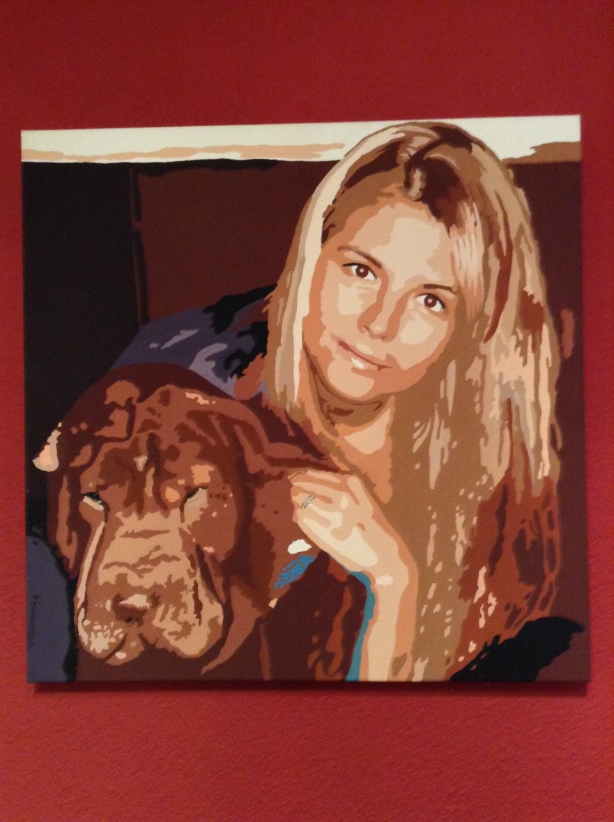 La Núria apareix amb el seu gos