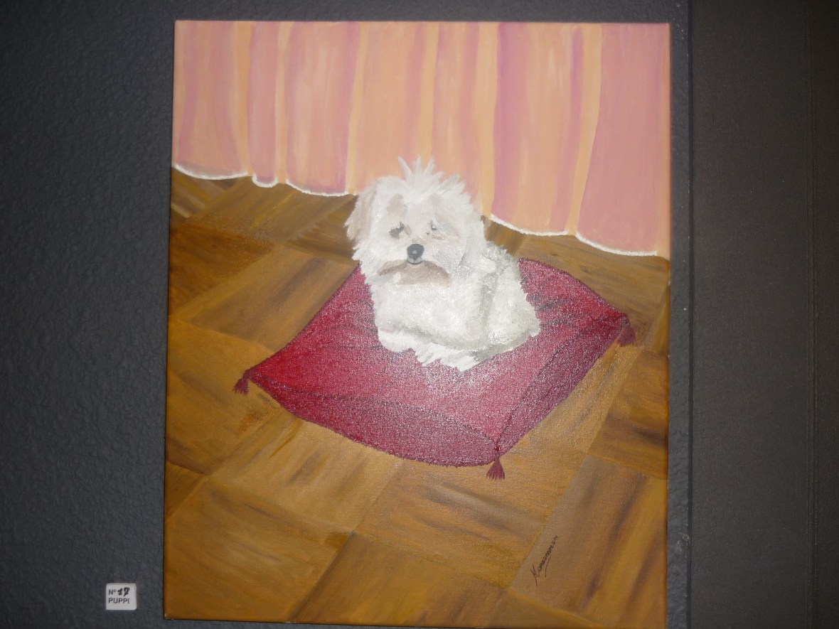 Cuadro de Pepita Manzanares de la mascota Puppy